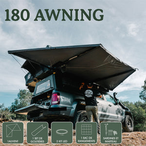 Auvent Autoportant 180°