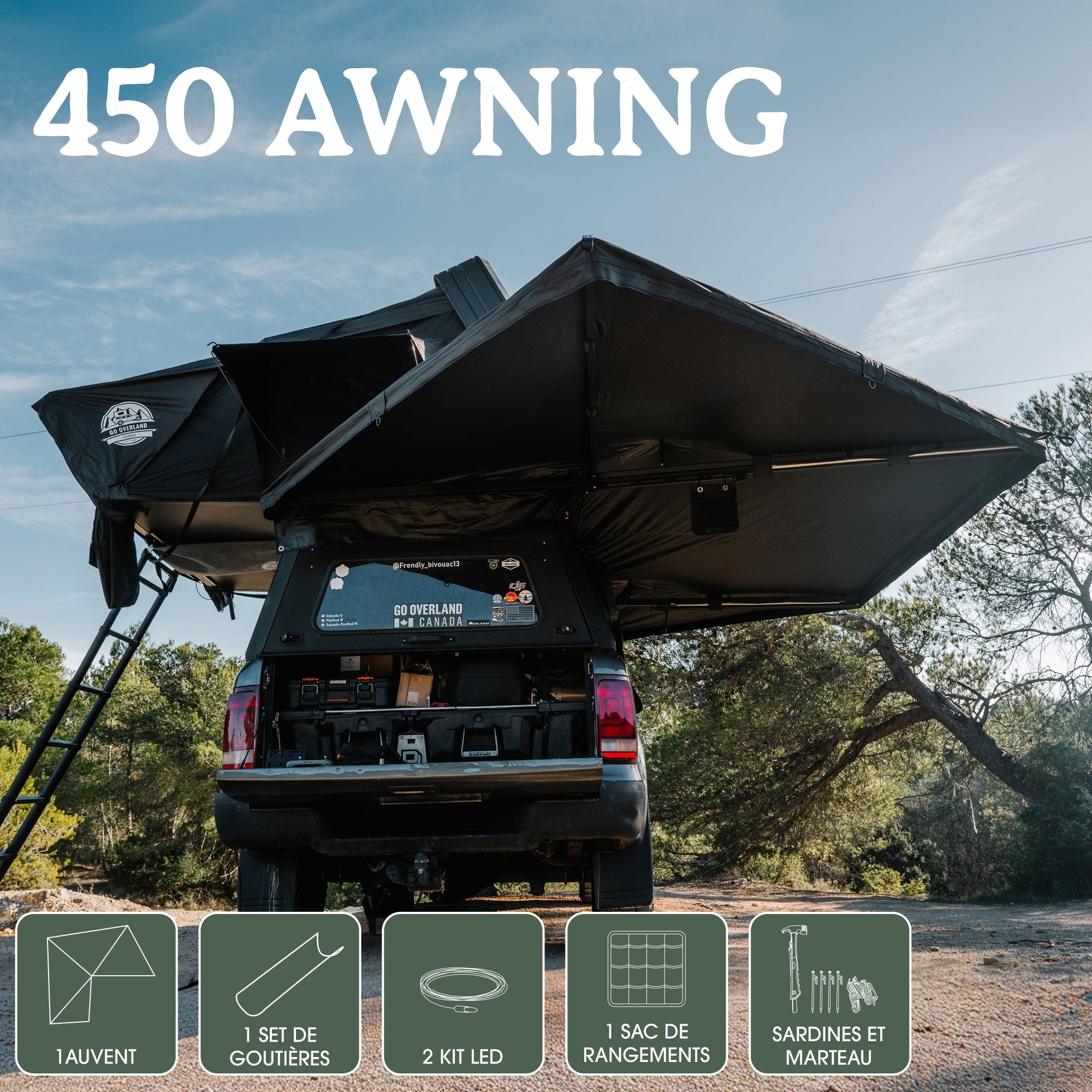 Auvent Autoportant 450