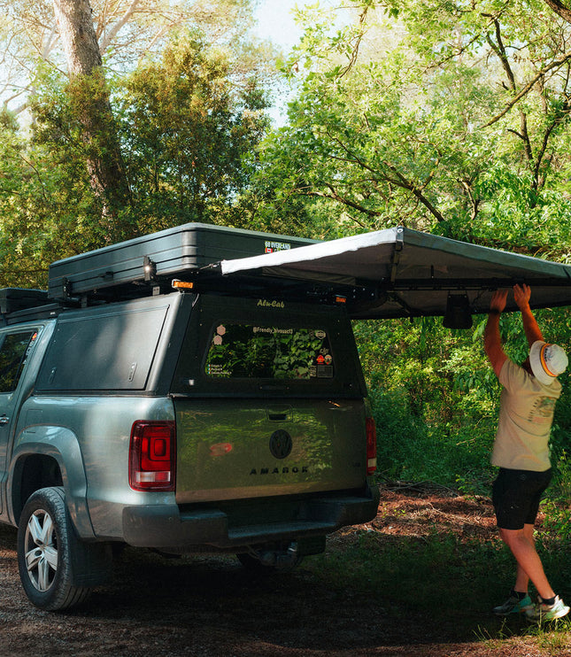 180° freistehende Markise